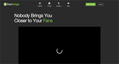 Desktop Screenshot of fanbridge.com